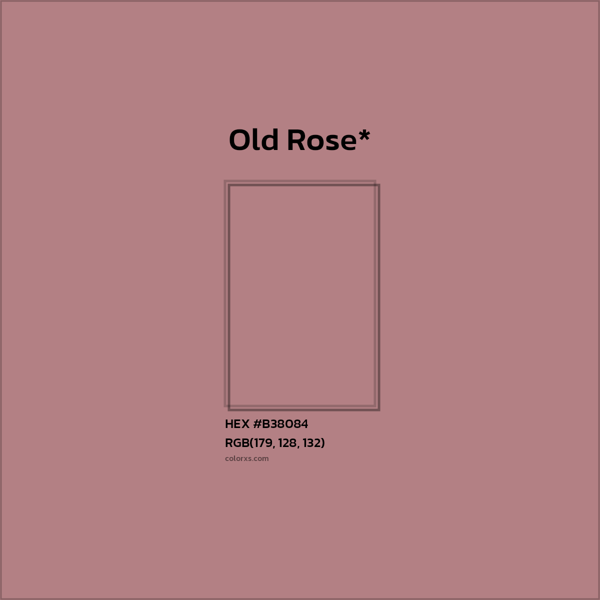 HEX #B38084 Color Name, Color Code, Palettes, Similar Paints, Images