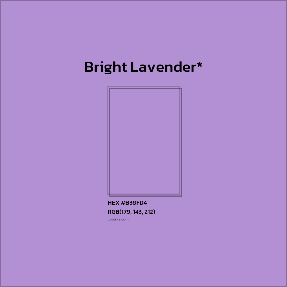 HEX #B38FD4 Color Name, Color Code, Palettes, Similar Paints, Images