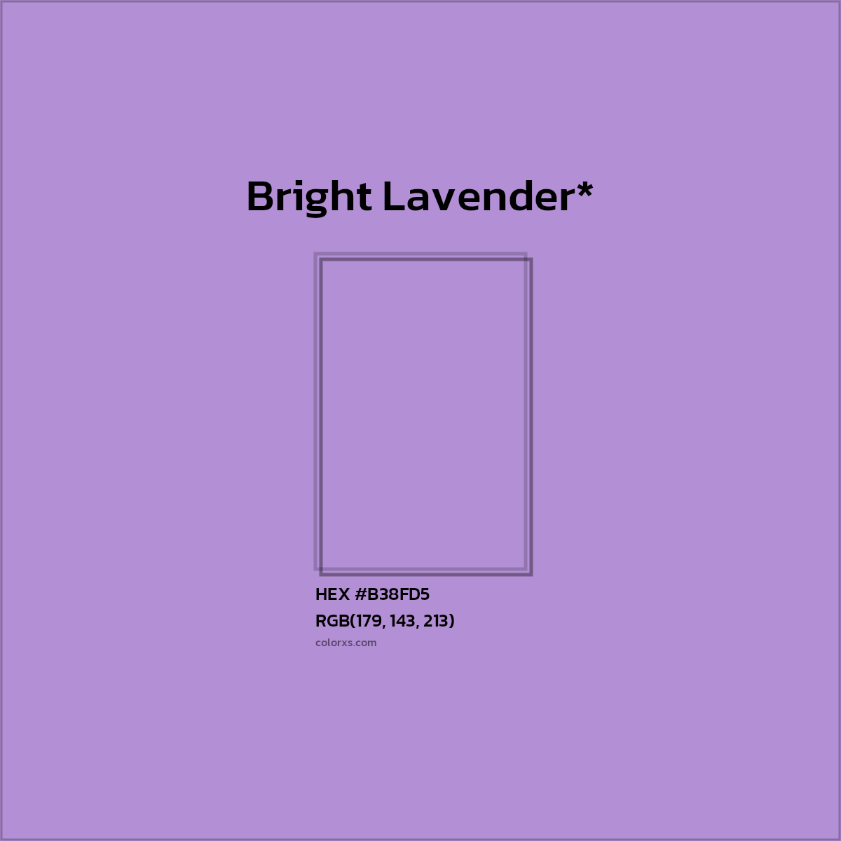 HEX #B38FD5 Color Name, Color Code, Palettes, Similar Paints, Images