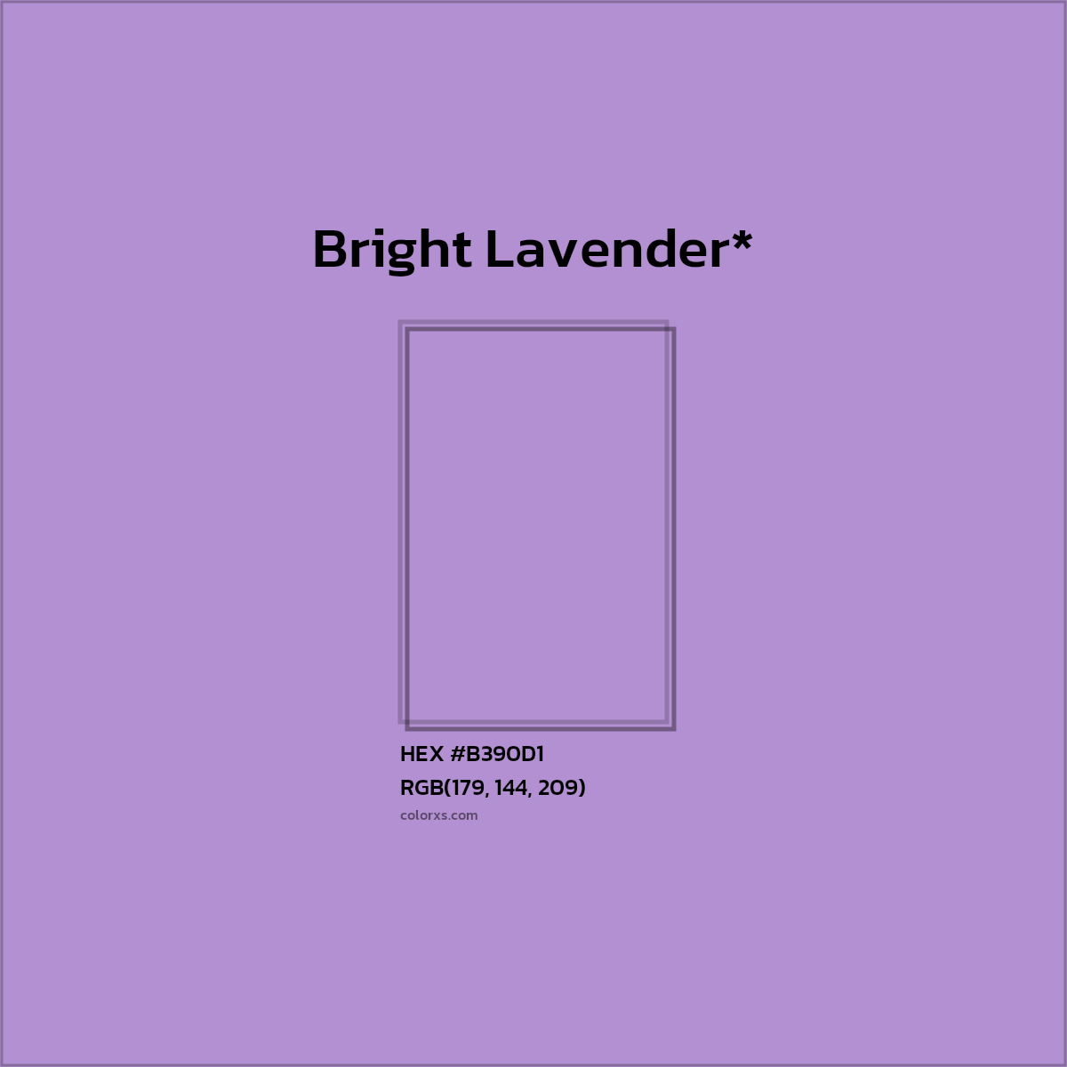 HEX #B390D1 Color Name, Color Code, Palettes, Similar Paints, Images