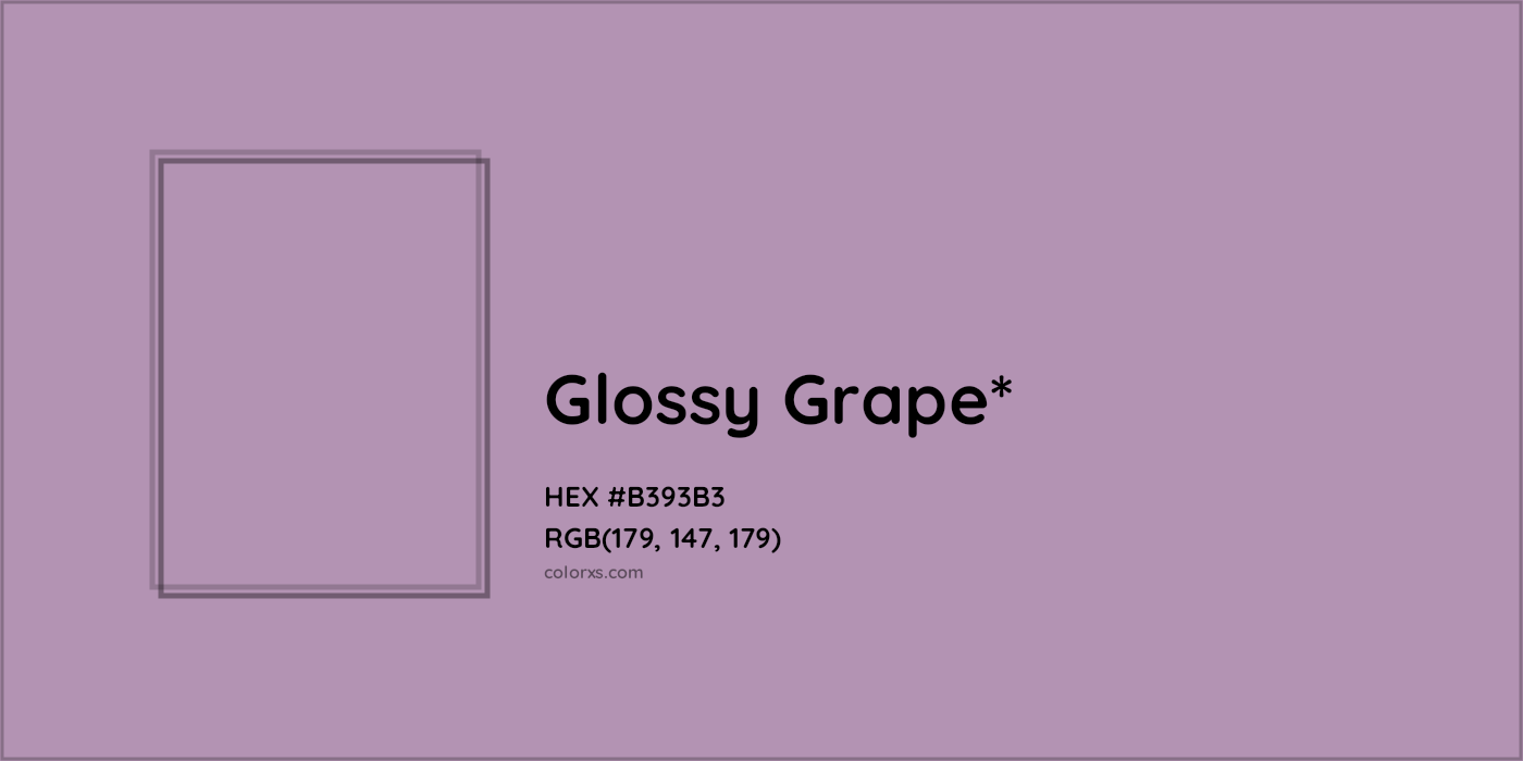 HEX #B393B3 Color Name, Color Code, Palettes, Similar Paints, Images