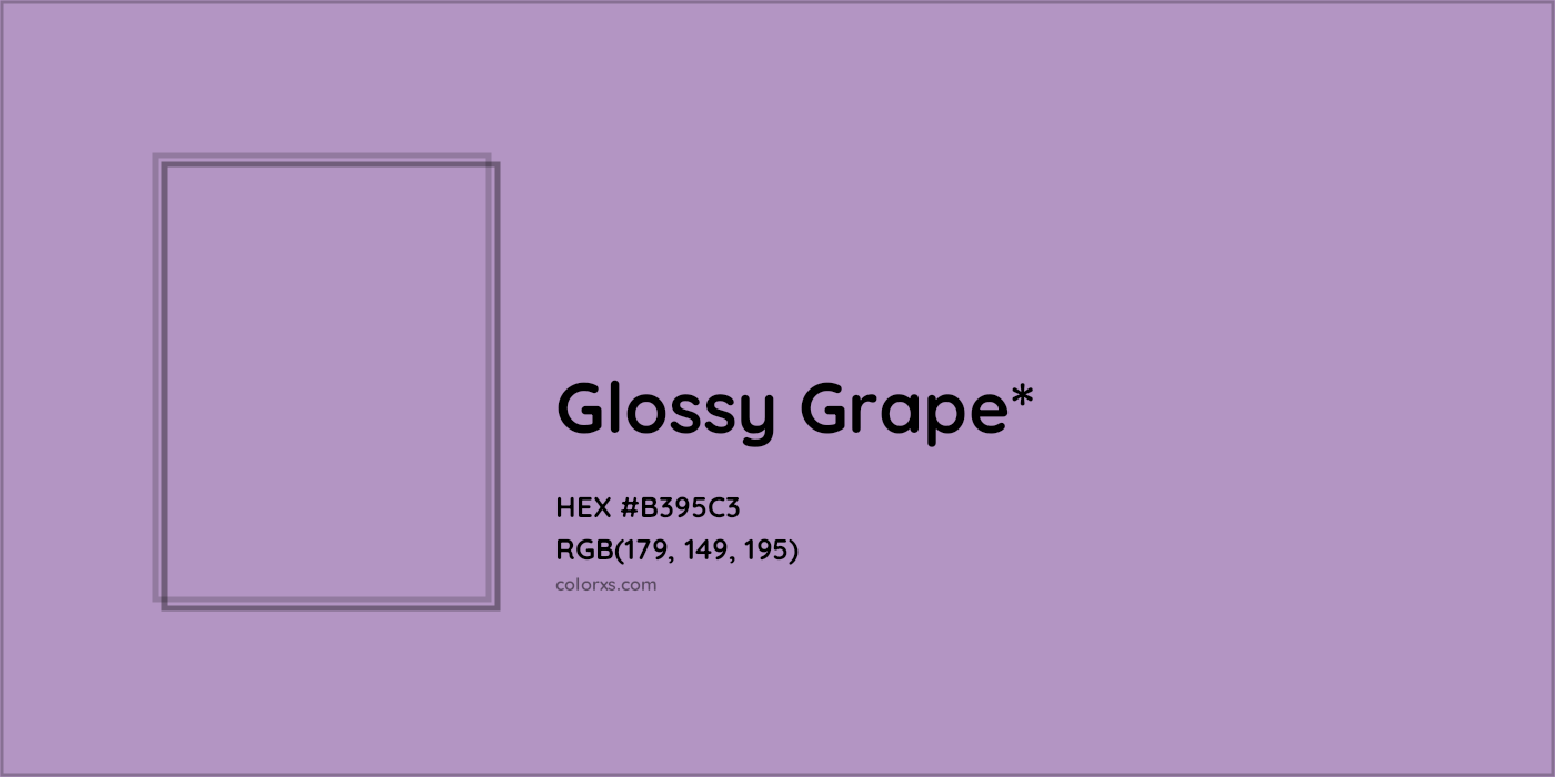 HEX #B395C3 Color Name, Color Code, Palettes, Similar Paints, Images