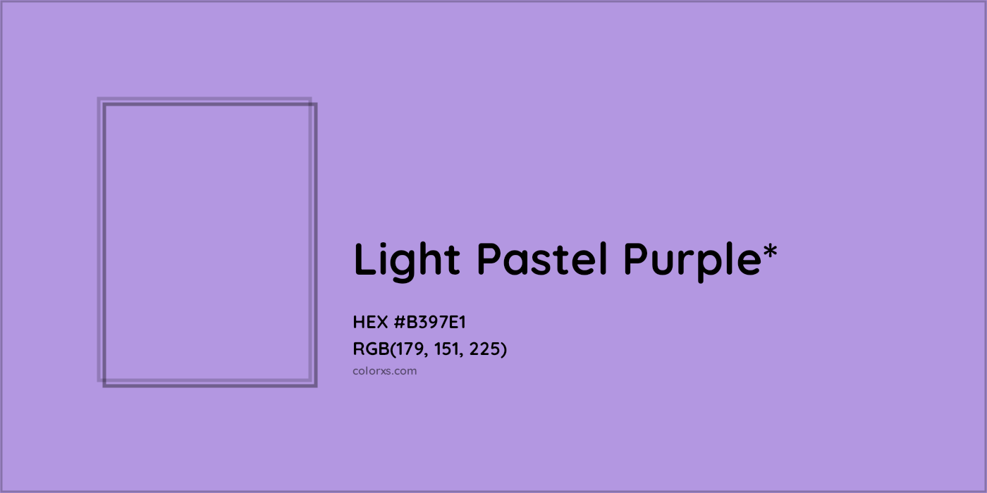 HEX #B397E1 Color Name, Color Code, Palettes, Similar Paints, Images