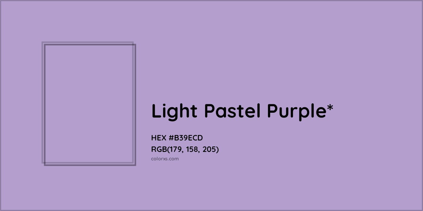 HEX #B39ECD Color Name, Color Code, Palettes, Similar Paints, Images