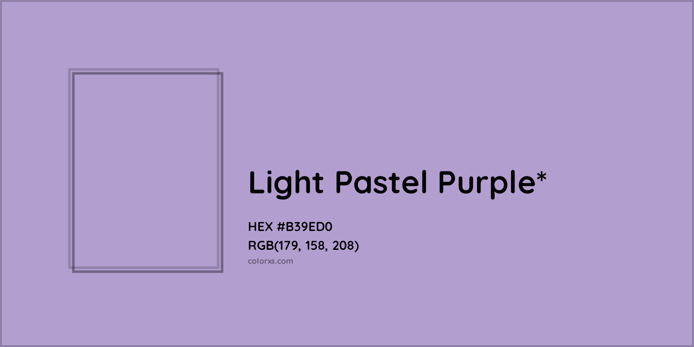 HEX #B39ED0 Color Name, Color Code, Palettes, Similar Paints, Images