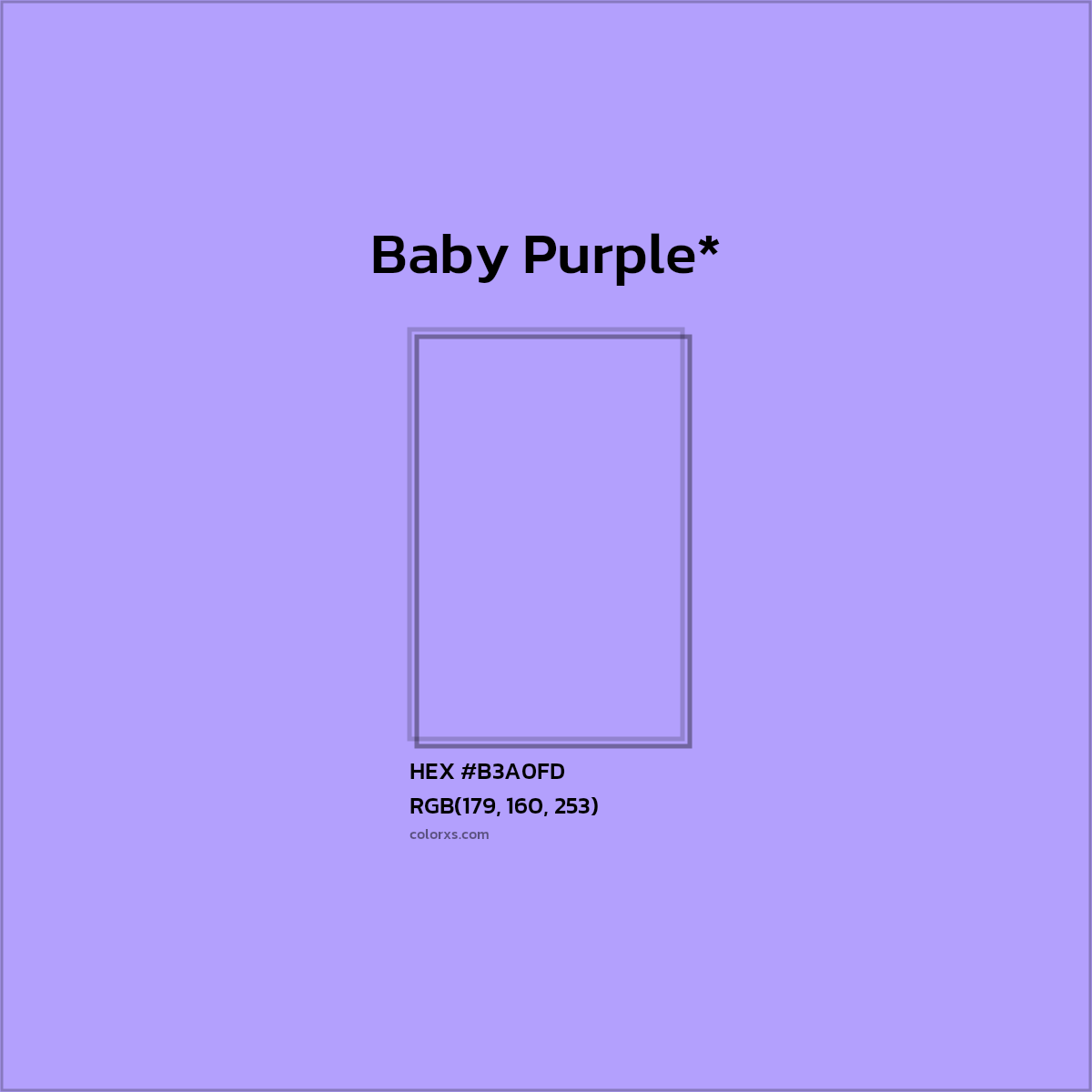 HEX #B3A0FD Color Name, Color Code, Palettes, Similar Paints, Images