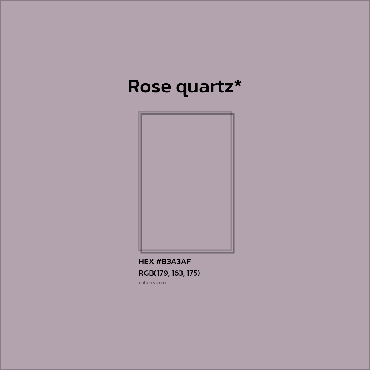HEX #B3A3AF Color Name, Color Code, Palettes, Similar Paints, Images