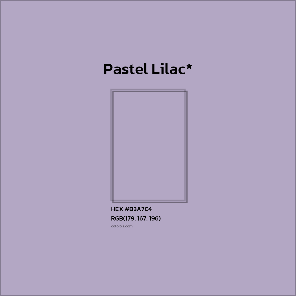 HEX #B3A7C4 Color Name, Color Code, Palettes, Similar Paints, Images