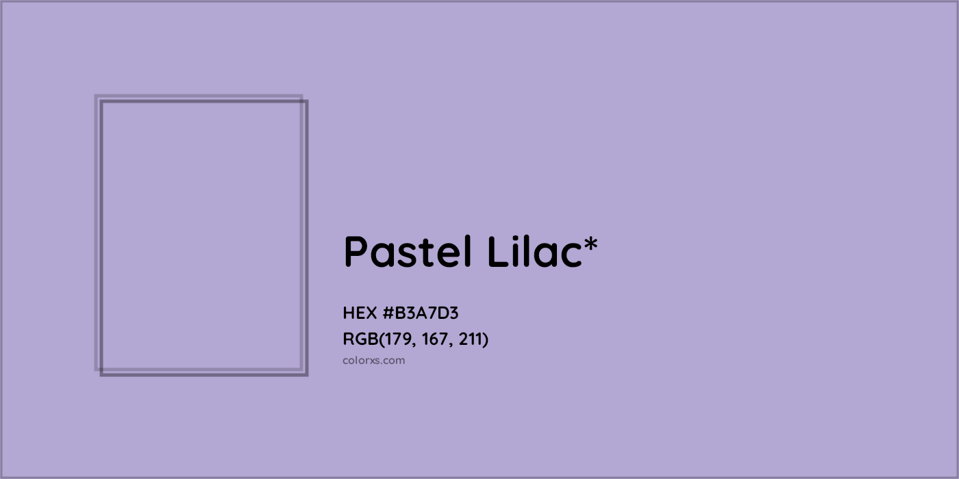 HEX #B3A7D3 Color Name, Color Code, Palettes, Similar Paints, Images