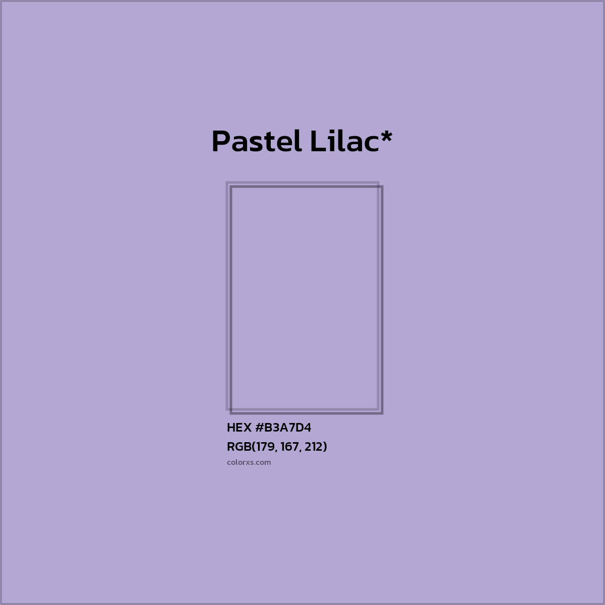 HEX #B3A7D4 Color Name, Color Code, Palettes, Similar Paints, Images