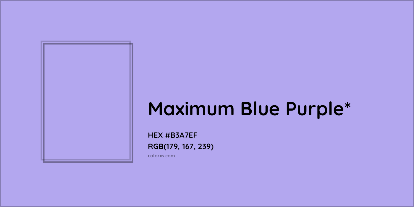 HEX #B3A7EF Color Name, Color Code, Palettes, Similar Paints, Images