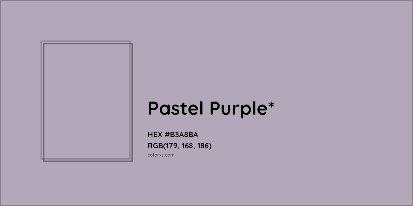 HEX #B3A8BA Color Name, Color Code, Palettes, Similar Paints, Images