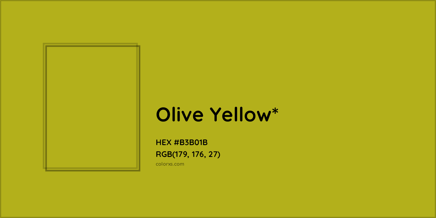 HEX #B3B01B Color Name, Color Code, Palettes, Similar Paints, Images