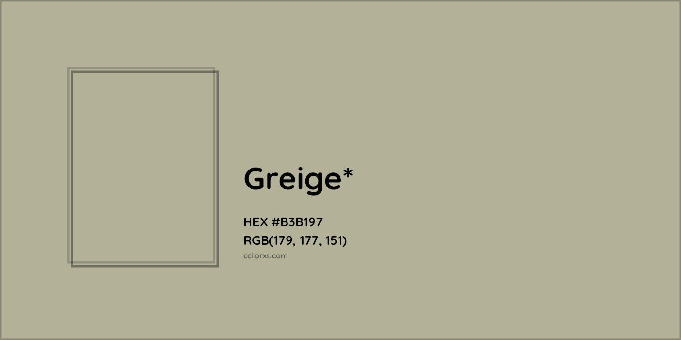 HEX #B3B197 Color Name, Color Code, Palettes, Similar Paints, Images