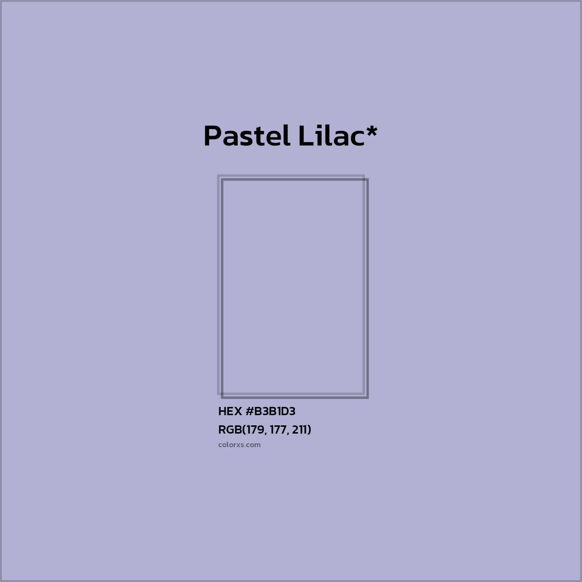 HEX #B3B1D3 Color Name, Color Code, Palettes, Similar Paints, Images