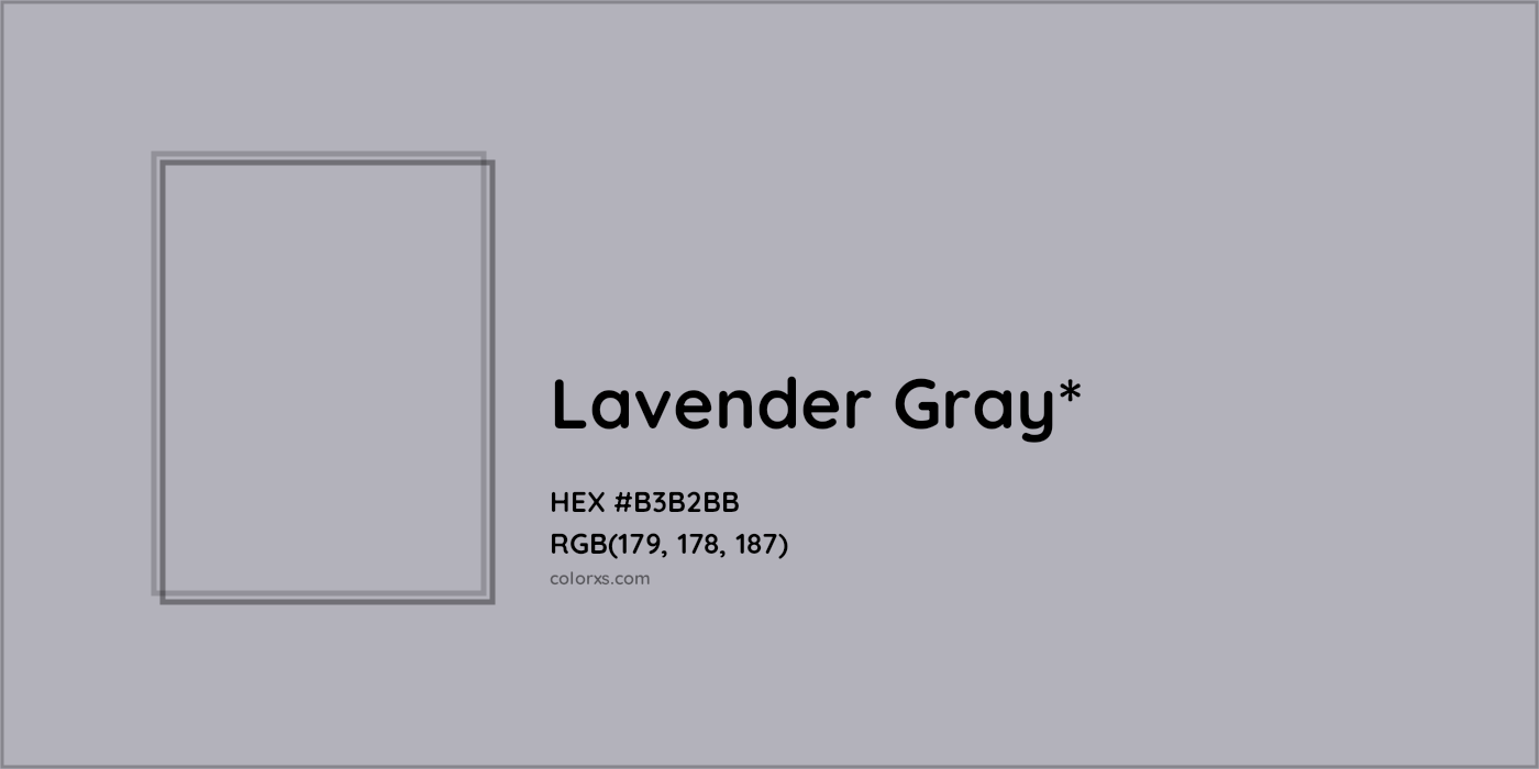 HEX #B3B2BB Color Name, Color Code, Palettes, Similar Paints, Images