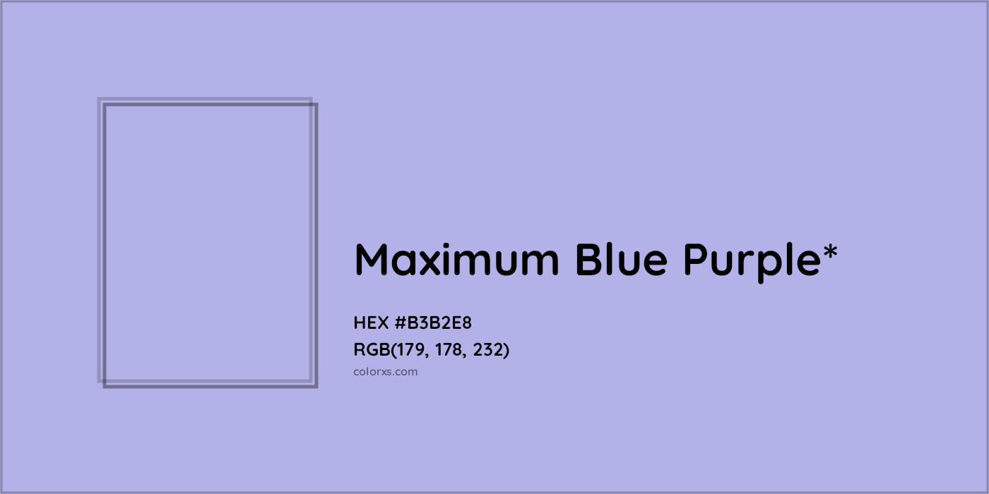 HEX #B3B2E8 Color Name, Color Code, Palettes, Similar Paints, Images