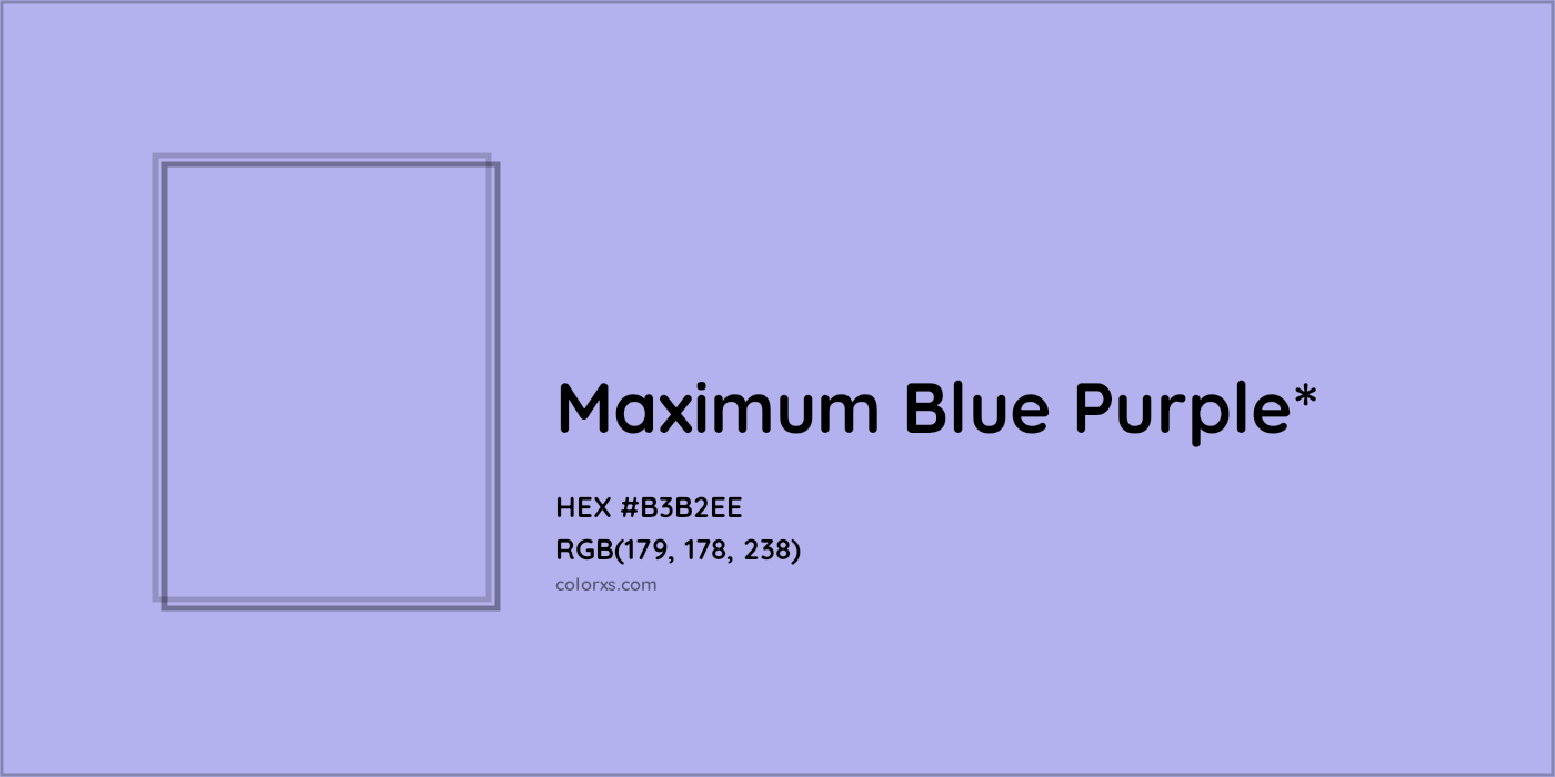 HEX #B3B2EE Color Name, Color Code, Palettes, Similar Paints, Images