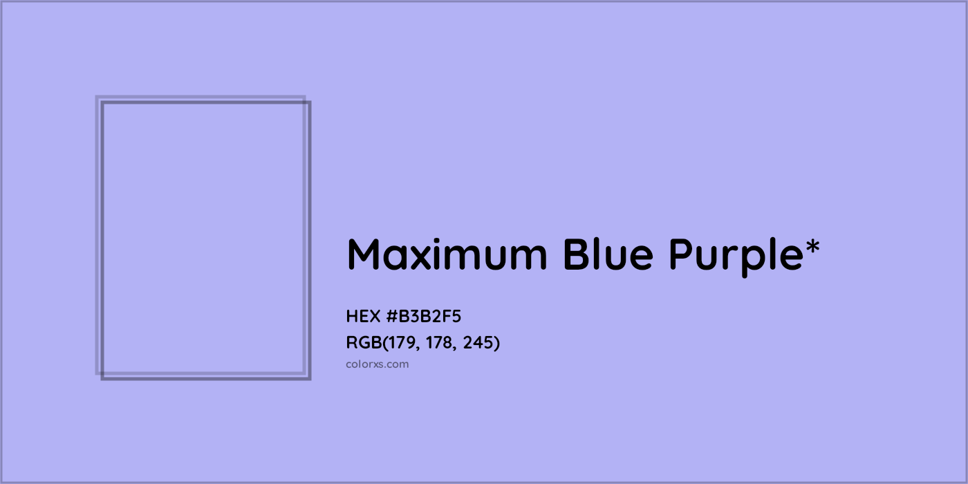 HEX #B3B2F5 Color Name, Color Code, Palettes, Similar Paints, Images