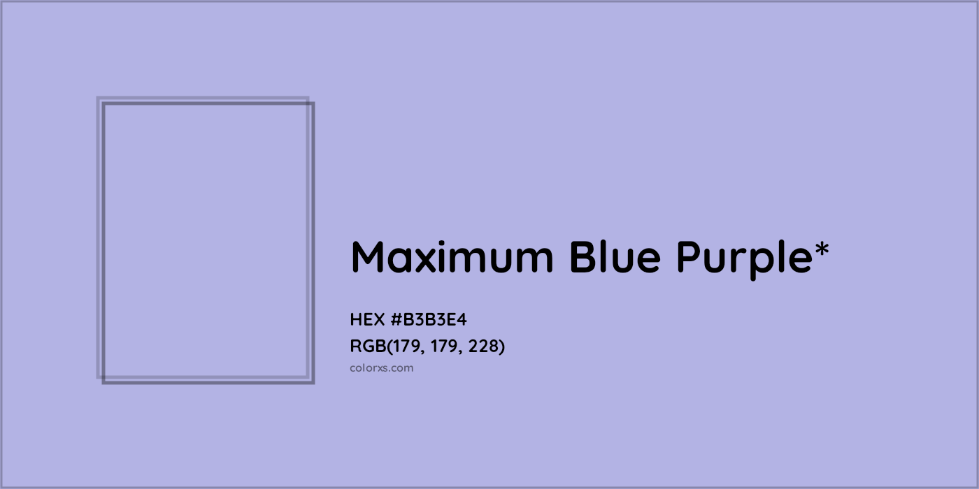 HEX #B3B3E4 Color Name, Color Code, Palettes, Similar Paints, Images