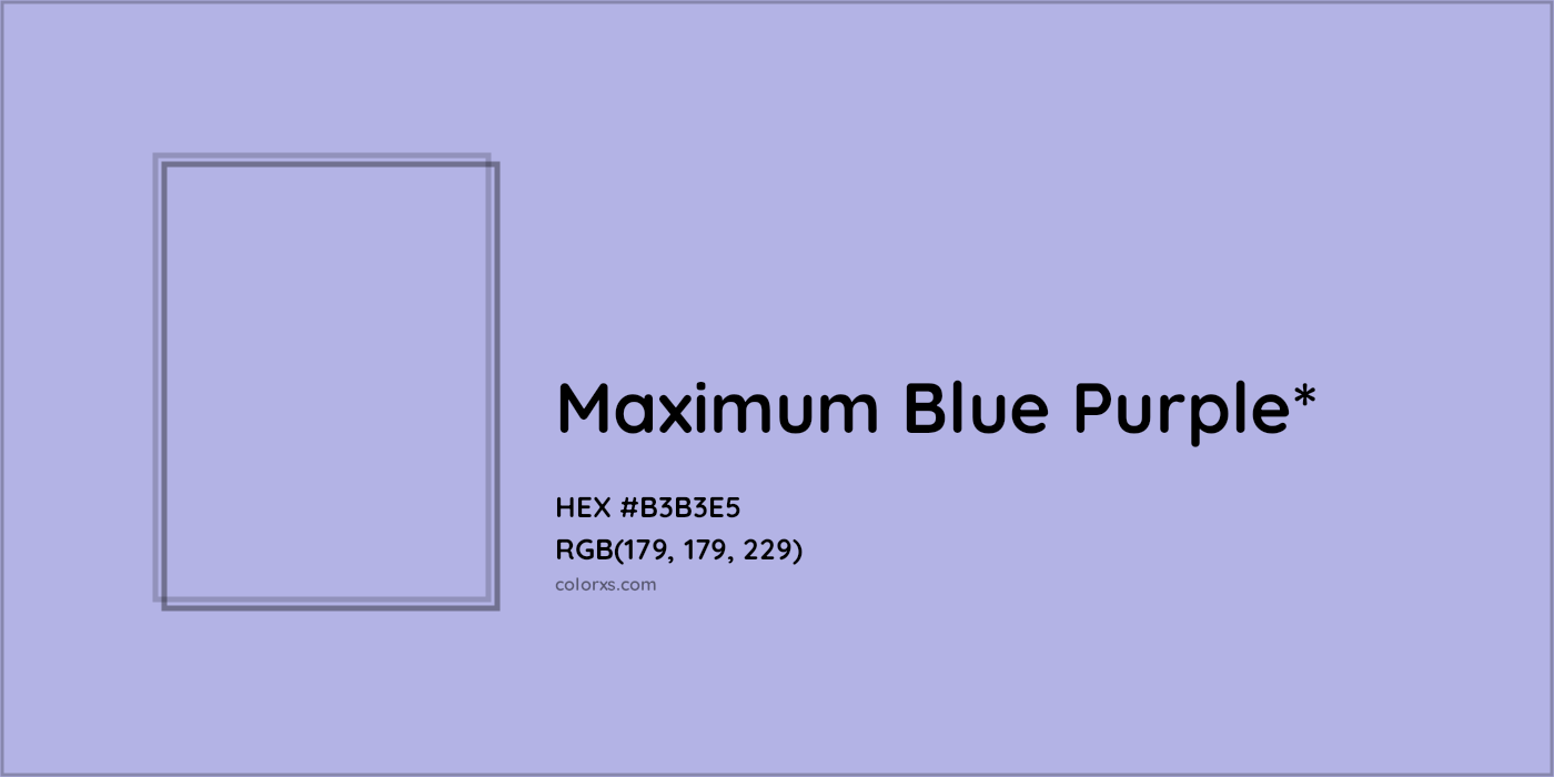 HEX #B3B3E5 Color Name, Color Code, Palettes, Similar Paints, Images