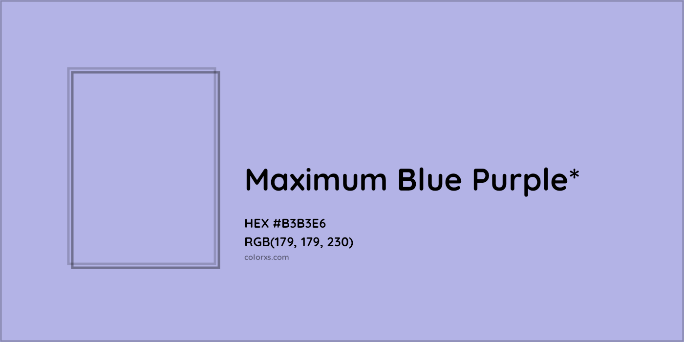 HEX #B3B3E6 Color Name, Color Code, Palettes, Similar Paints, Images