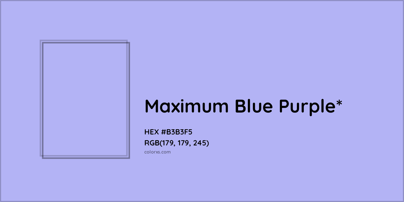 HEX #B3B3F5 Color Name, Color Code, Palettes, Similar Paints, Images