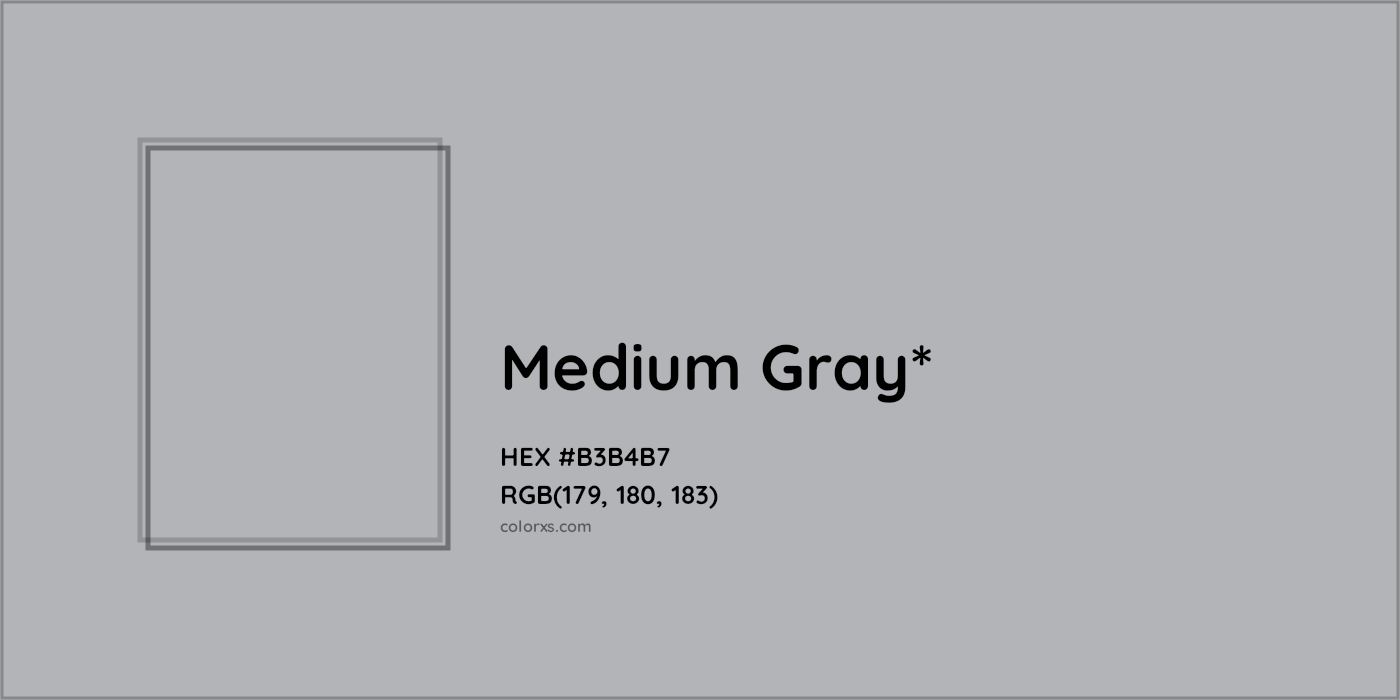 HEX #B3B4B7 Color Name, Color Code, Palettes, Similar Paints, Images