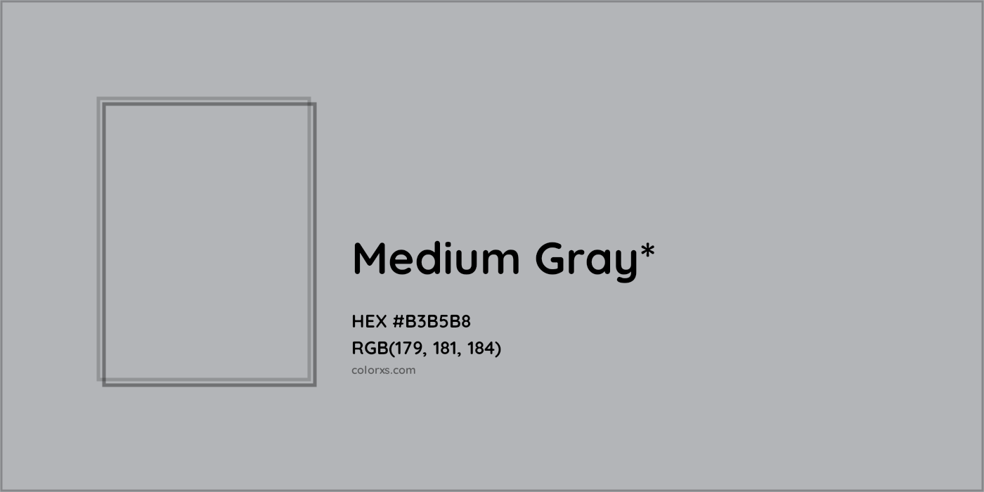 HEX #B3B5B8 Color Name, Color Code, Palettes, Similar Paints, Images