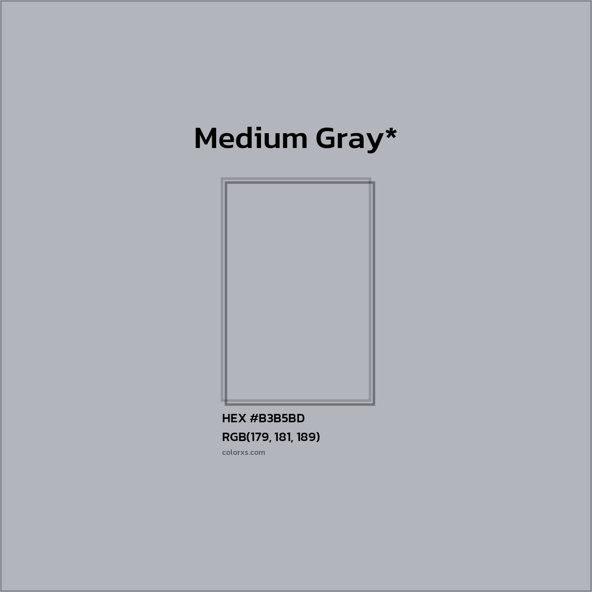 HEX #B3B5BD Color Name, Color Code, Palettes, Similar Paints, Images