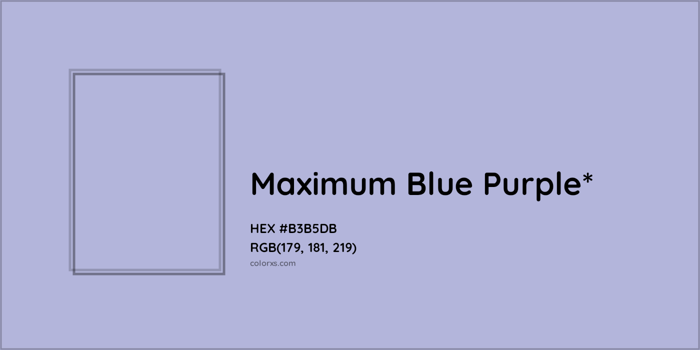 HEX #B3B5DB Color Name, Color Code, Palettes, Similar Paints, Images