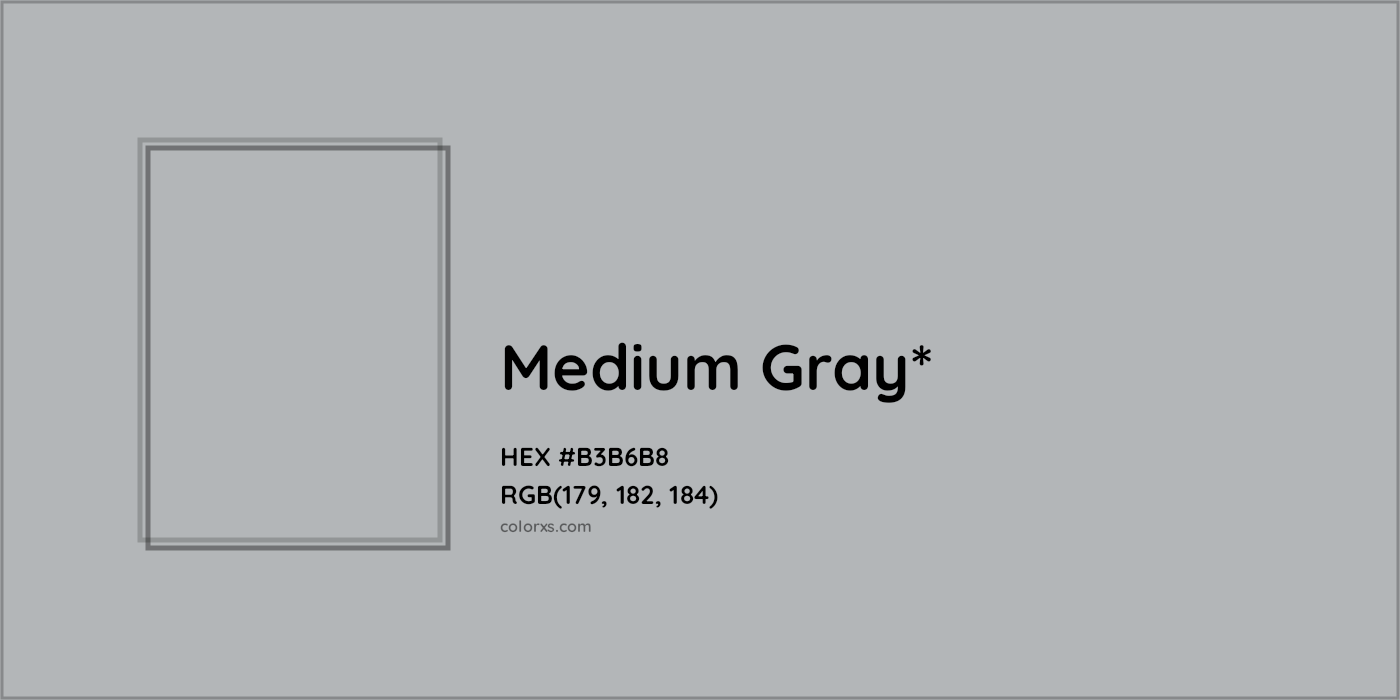 HEX #B3B6B8 Color Name, Color Code, Palettes, Similar Paints, Images