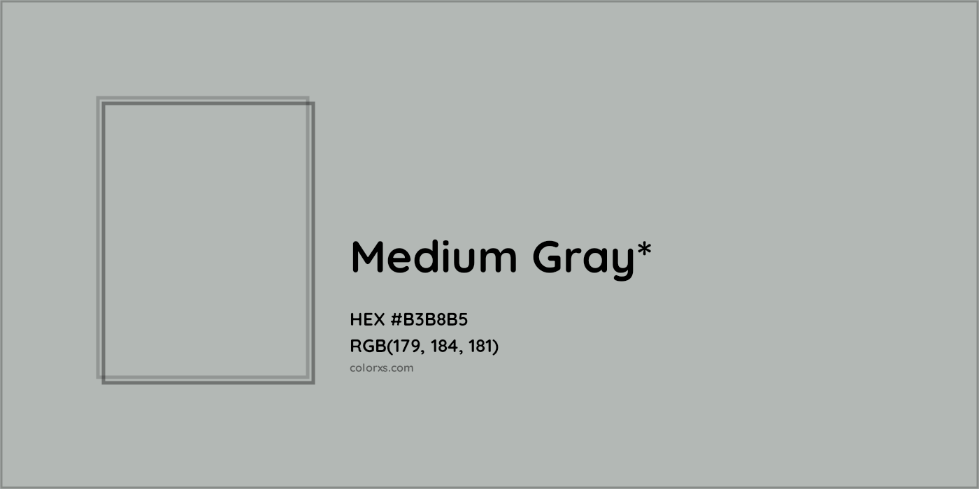 HEX #B3B8B5 Color Name, Color Code, Palettes, Similar Paints, Images