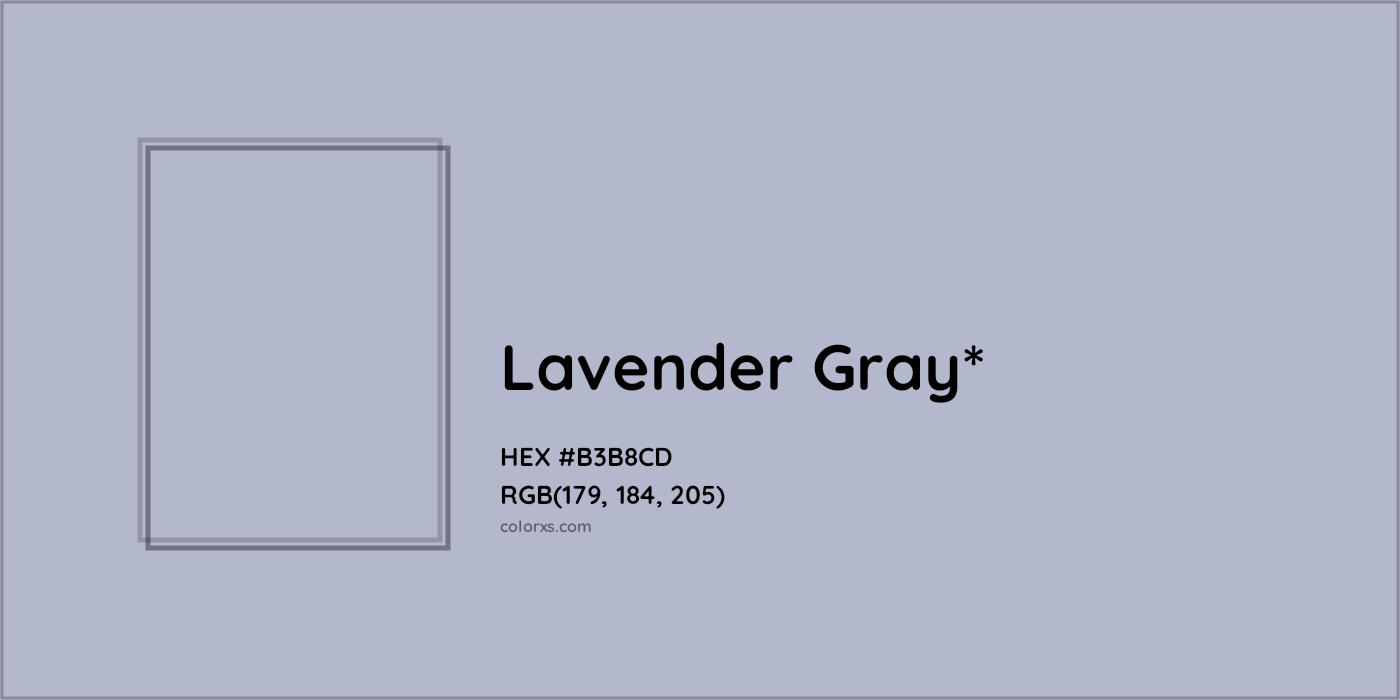 HEX #B3B8CD Color Name, Color Code, Palettes, Similar Paints, Images