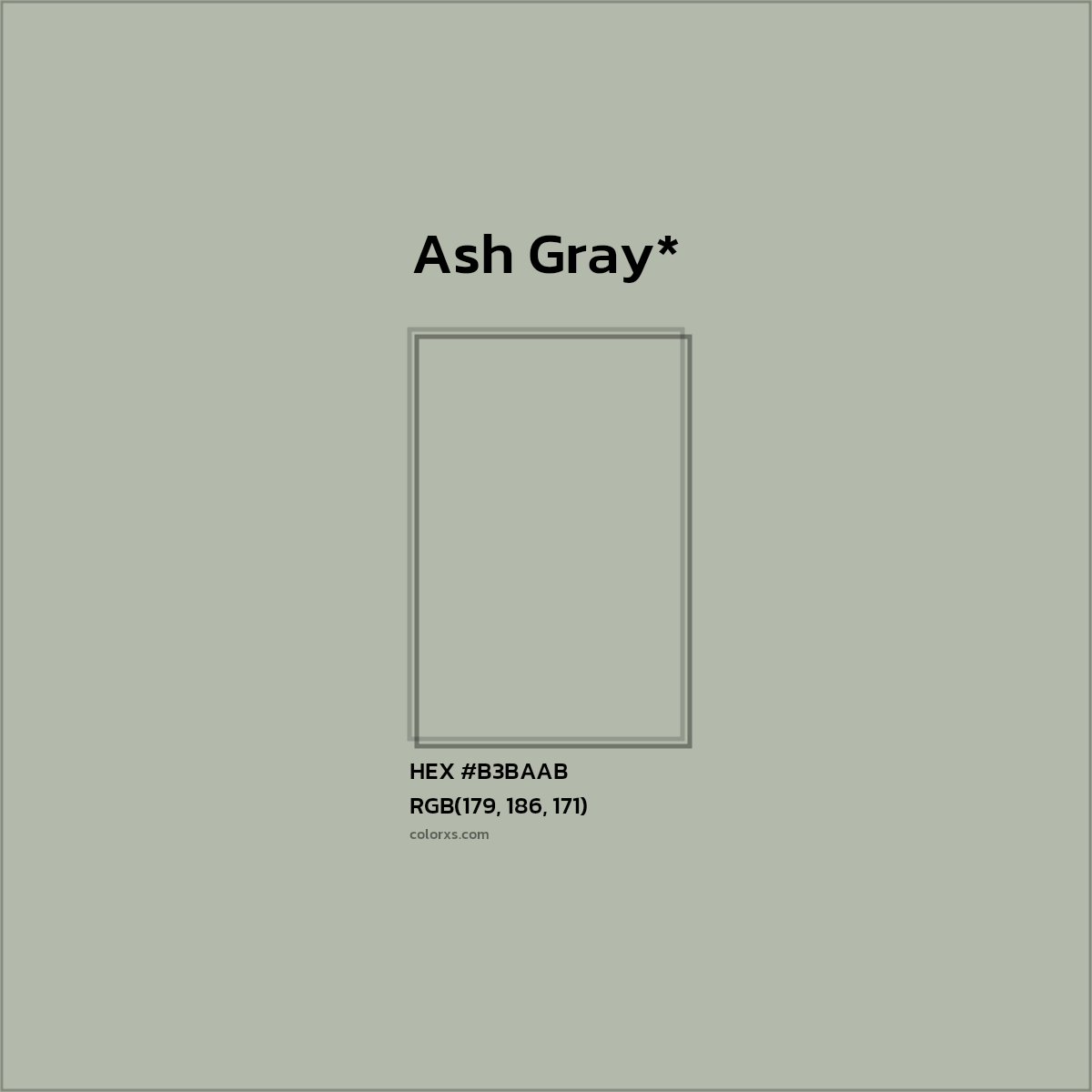 HEX #B3BAAB Color Name, Color Code, Palettes, Similar Paints, Images