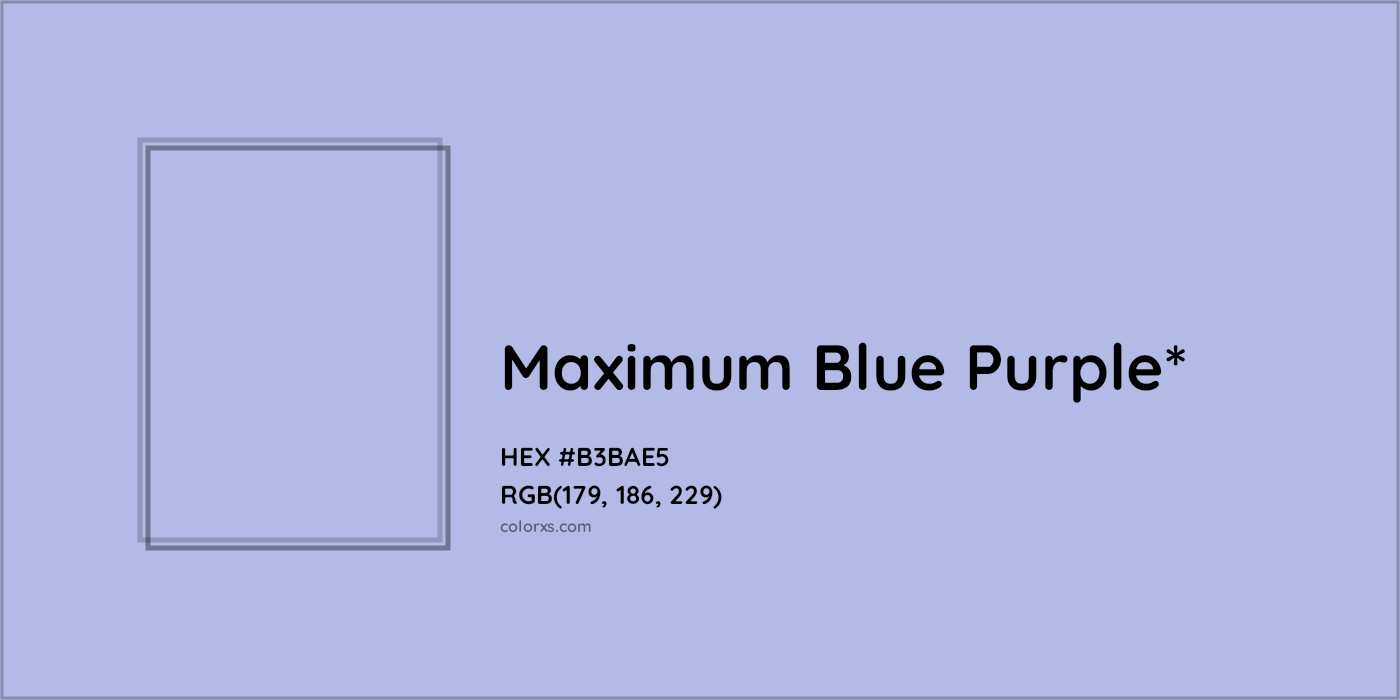 HEX #B3BAE5 Color Name, Color Code, Palettes, Similar Paints, Images