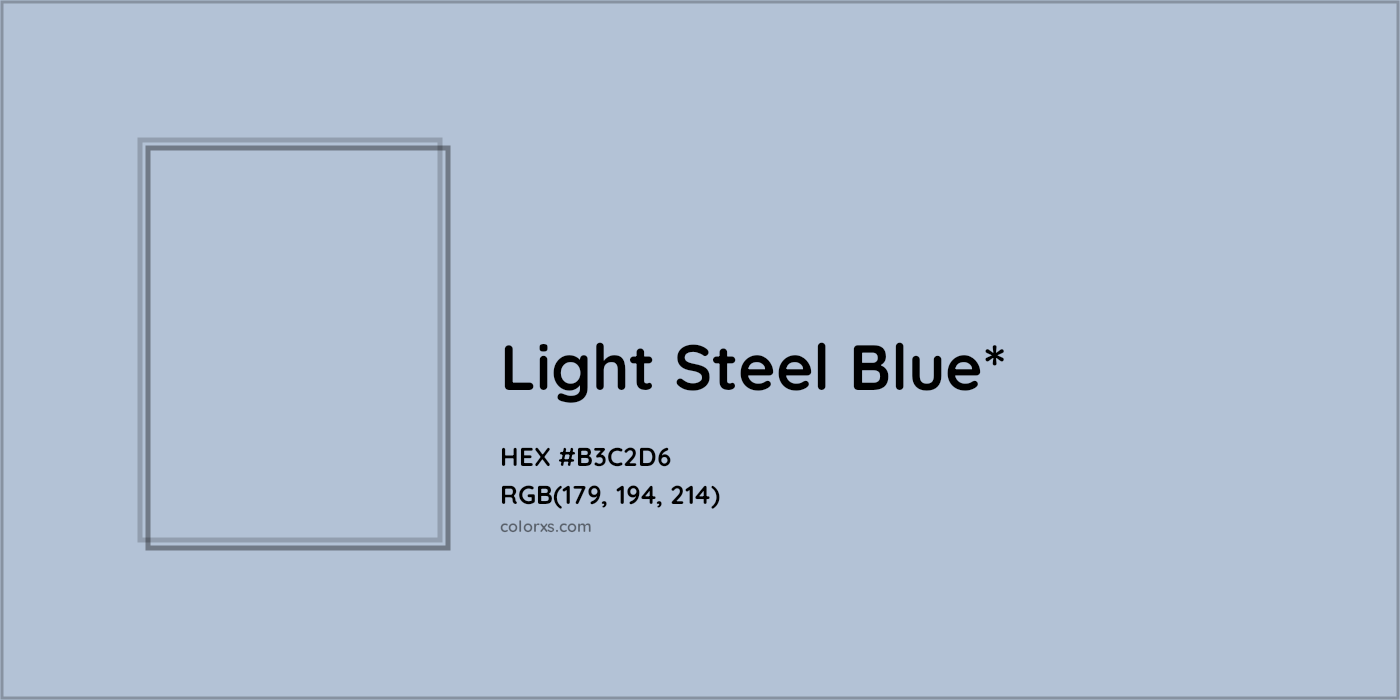 HEX #B3C2D6 Color Name, Color Code, Palettes, Similar Paints, Images