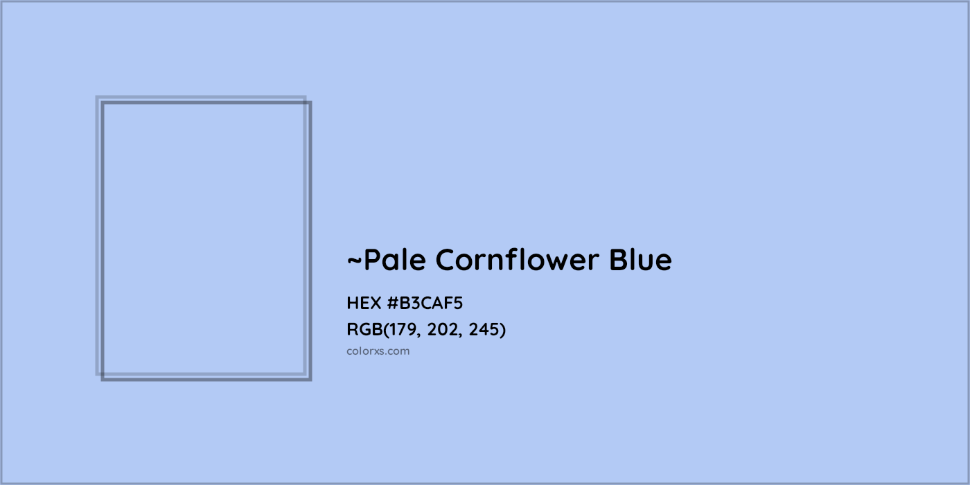 HEX #B3CAF5 Color Name, Color Code, Palettes, Similar Paints, Images