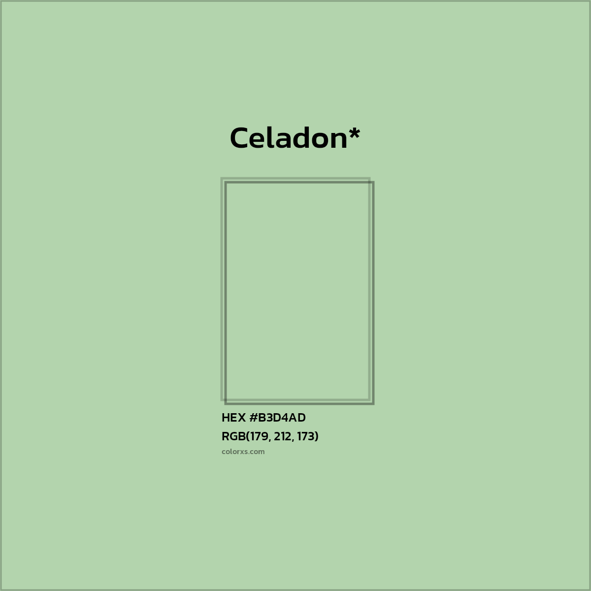 HEX #B3D4AD Color Name, Color Code, Palettes, Similar Paints, Images