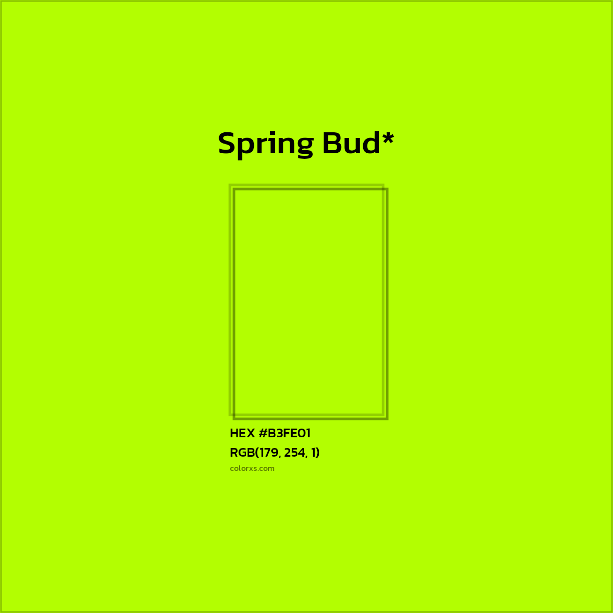 HEX #B3FE01 Color Name, Color Code, Palettes, Similar Paints, Images