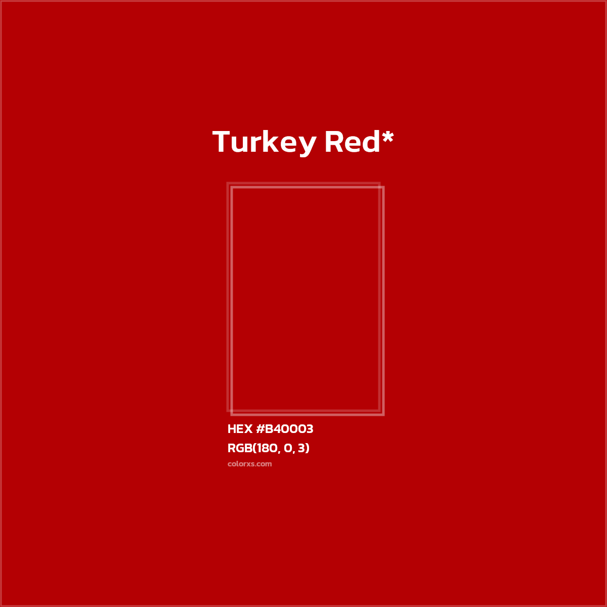 HEX #B40003 Color Name, Color Code, Palettes, Similar Paints, Images