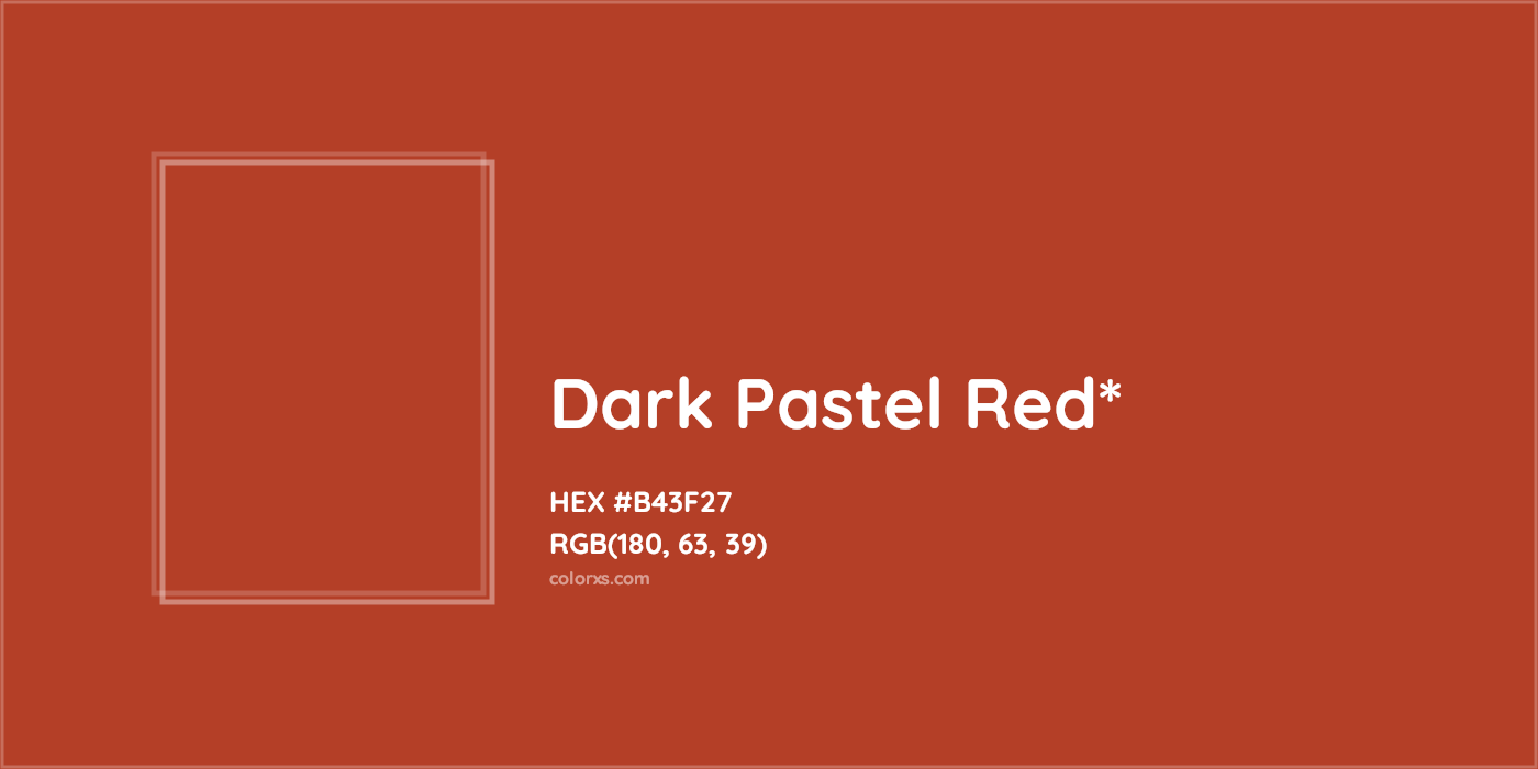 HEX #B43F27 Color Name, Color Code, Palettes, Similar Paints, Images