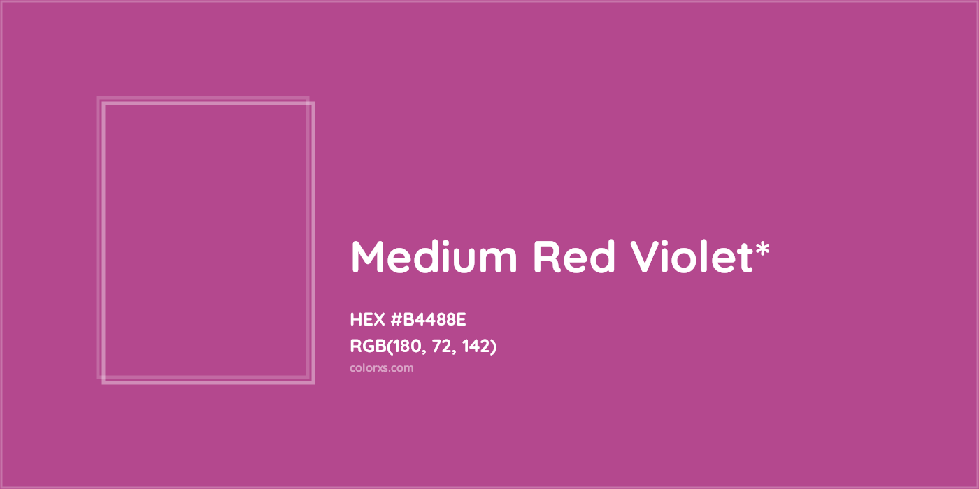 HEX #B4488E Color Name, Color Code, Palettes, Similar Paints, Images