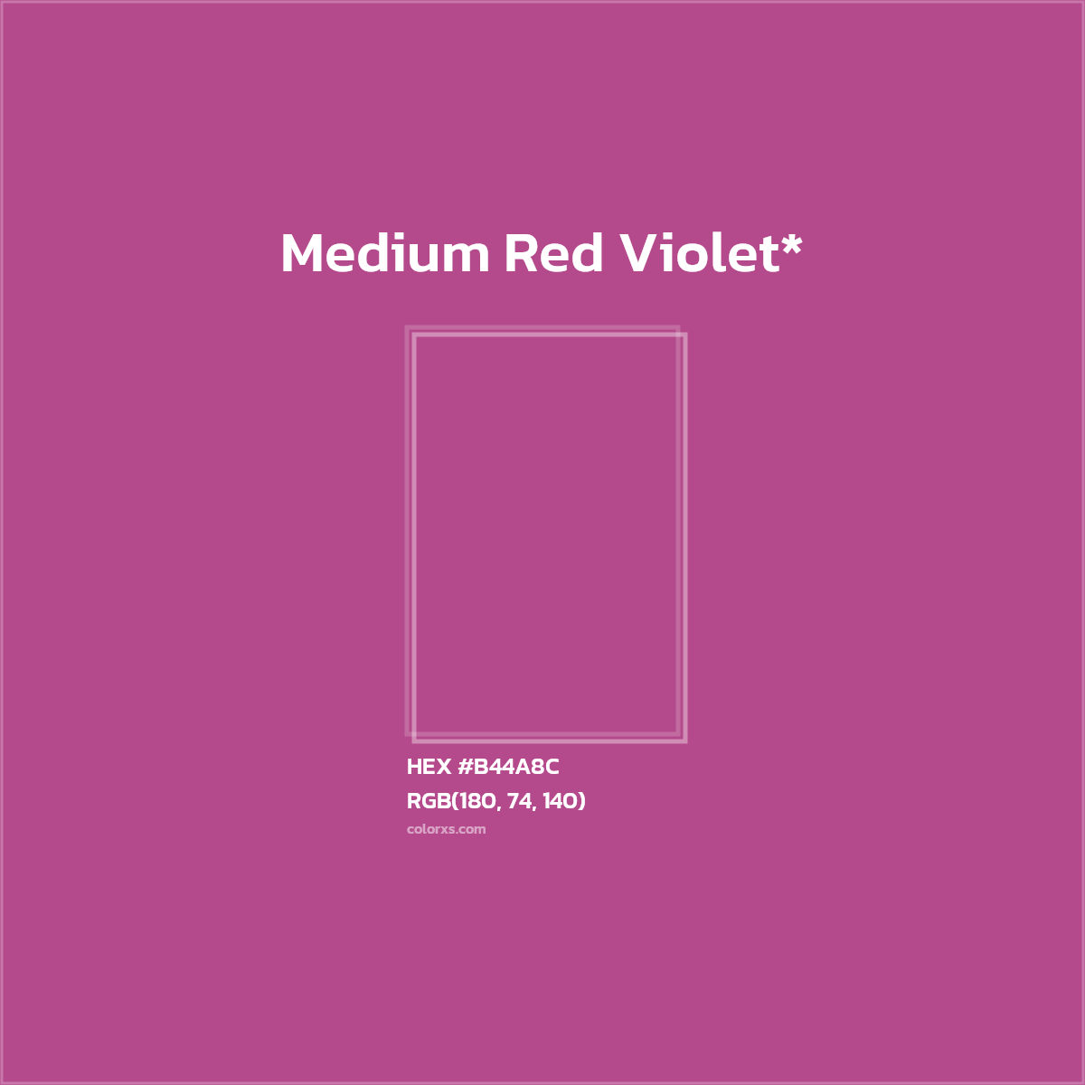 HEX #B44A8C Color Name, Color Code, Palettes, Similar Paints, Images