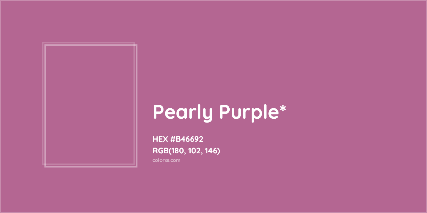 HEX #B46692 Color Name, Color Code, Palettes, Similar Paints, Images
