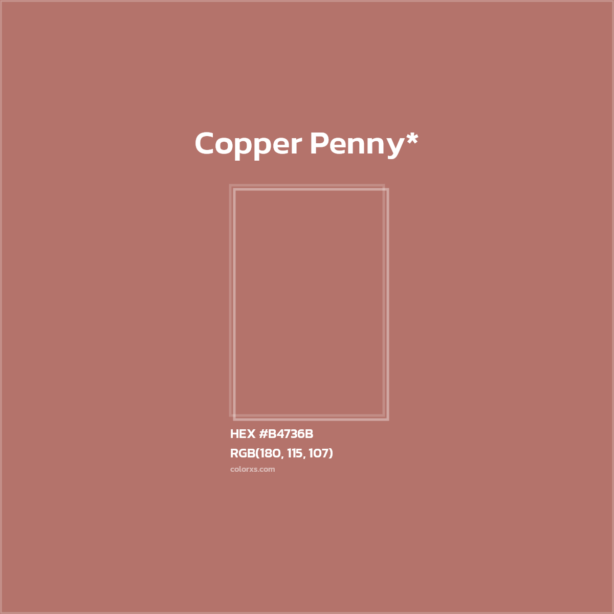HEX #B4736B Color Name, Color Code, Palettes, Similar Paints, Images