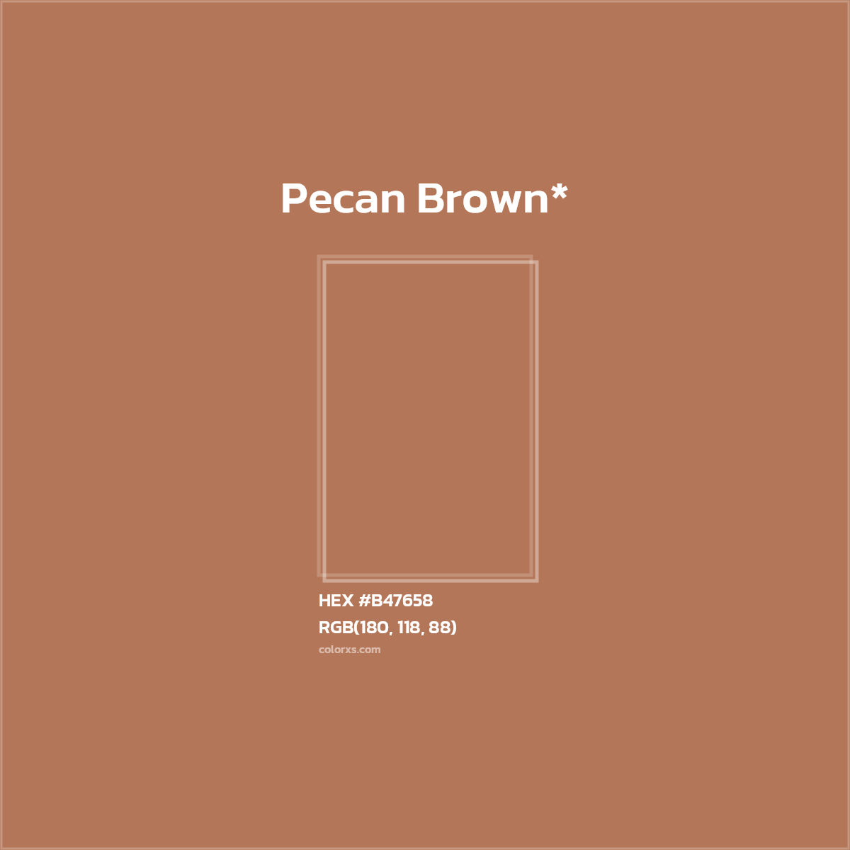 HEX #B47658 Color Name, Color Code, Palettes, Similar Paints, Images
