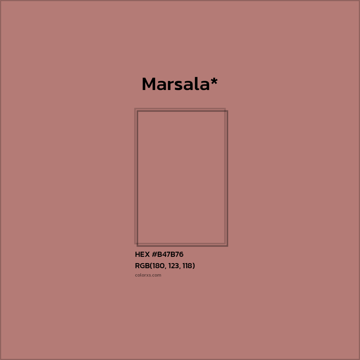 HEX #B47B76 Color Name, Color Code, Palettes, Similar Paints, Images