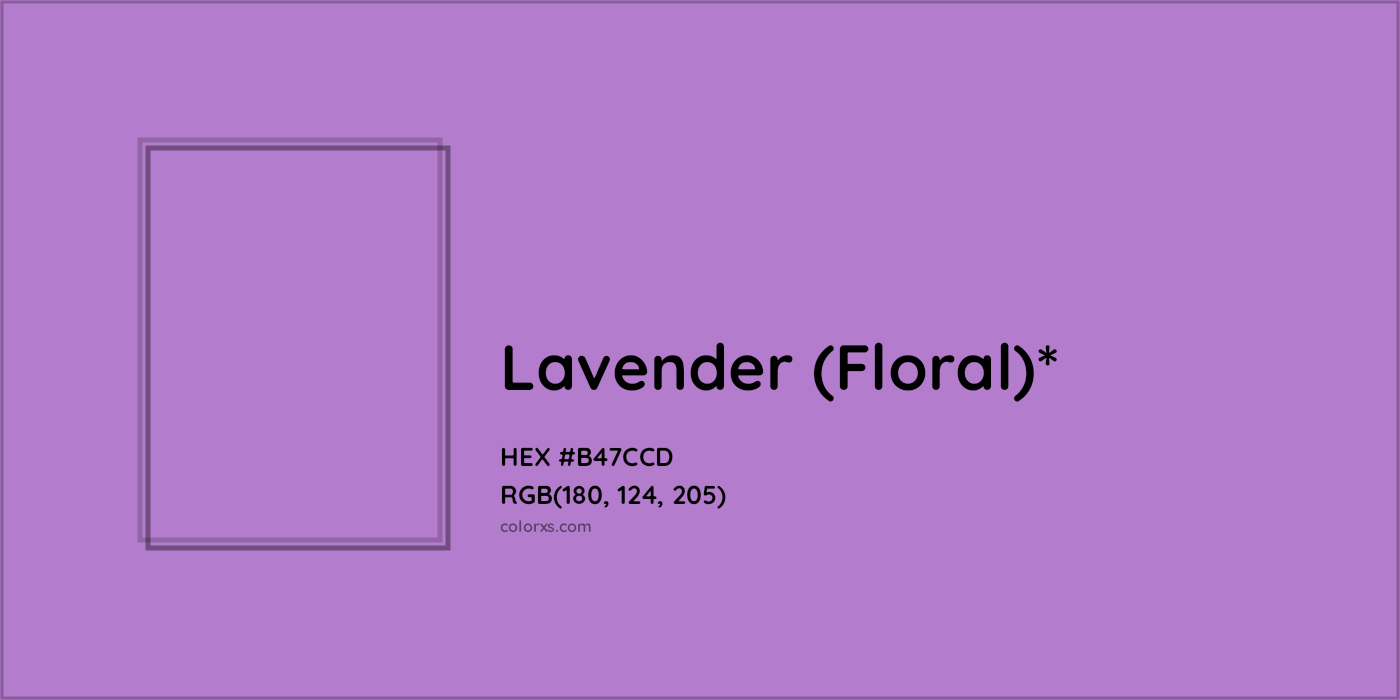 HEX #B47CCD Color Name, Color Code, Palettes, Similar Paints, Images