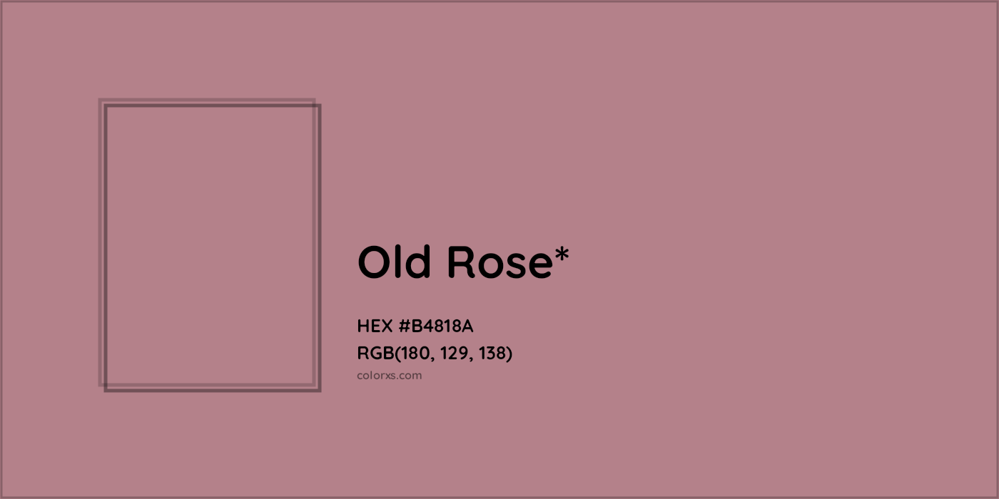 HEX #B4818A Color Name, Color Code, Palettes, Similar Paints, Images